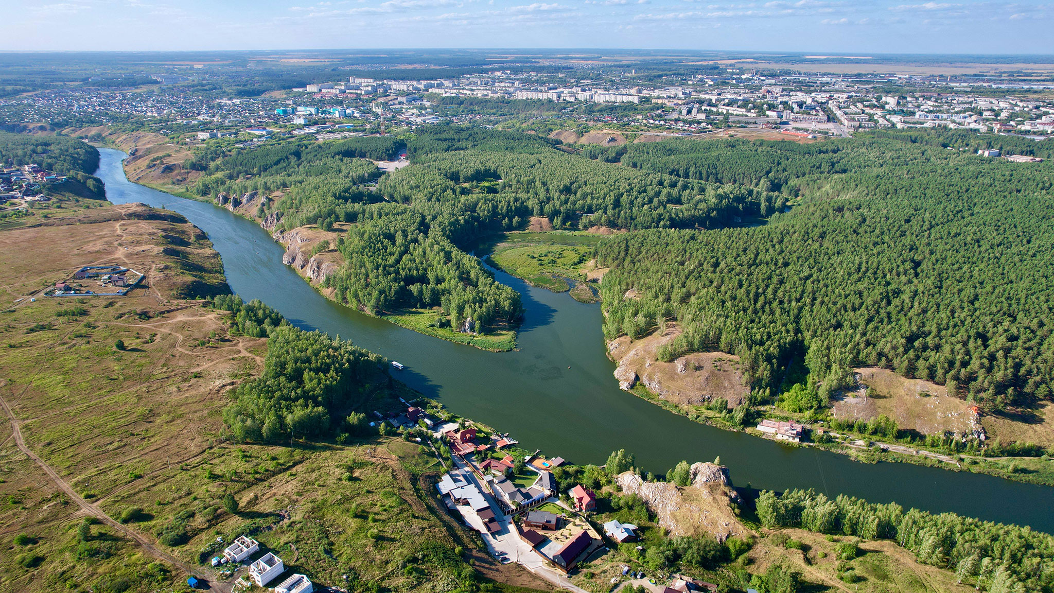 Слияние рек Каменки и Исети, Каменск-Уральский (Confluence of Kamenka and Iset in Kamensk-Uralskiy)